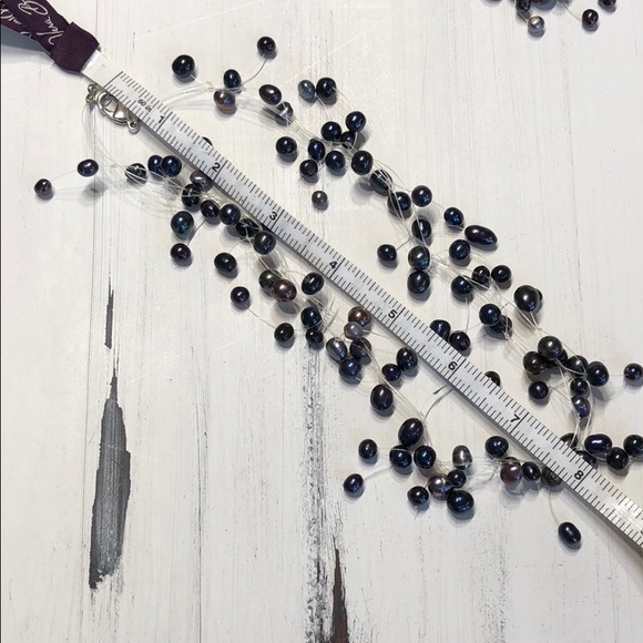 💜FLOATING PEARLS💜 NECKLACE BRACELET EARRINGS - Picture 5 of 7